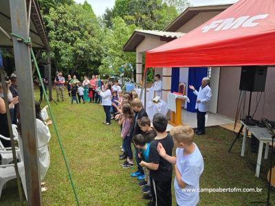 Rio Bonito do IguaÃ§u - Festa N.S. Aparecida atraÃ­ FiÃ©is em Barra Mansa do IguaÃ§u